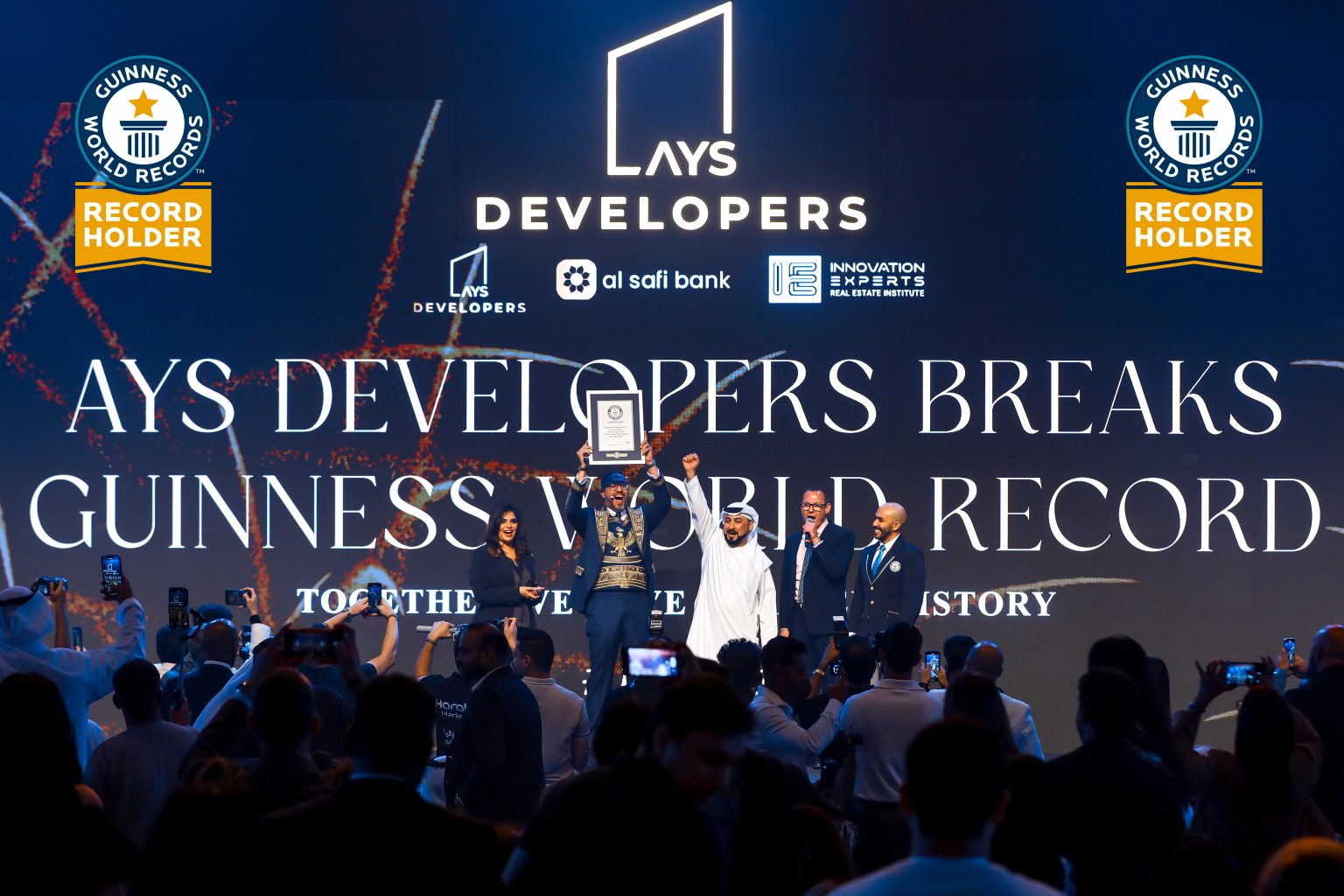 Dubai’s AYS Developers Smashes Guinness World Record at Landmark Real Estate Training